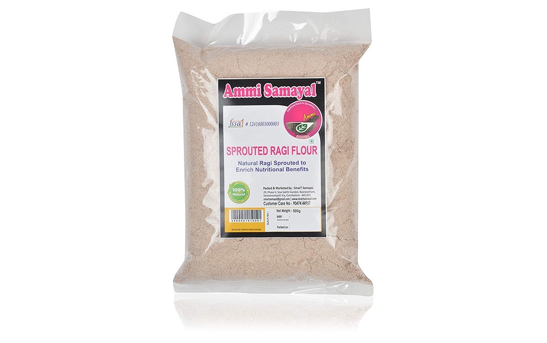 Ammi Samayal Sprouted Ragi Flour    Pack  500 grams